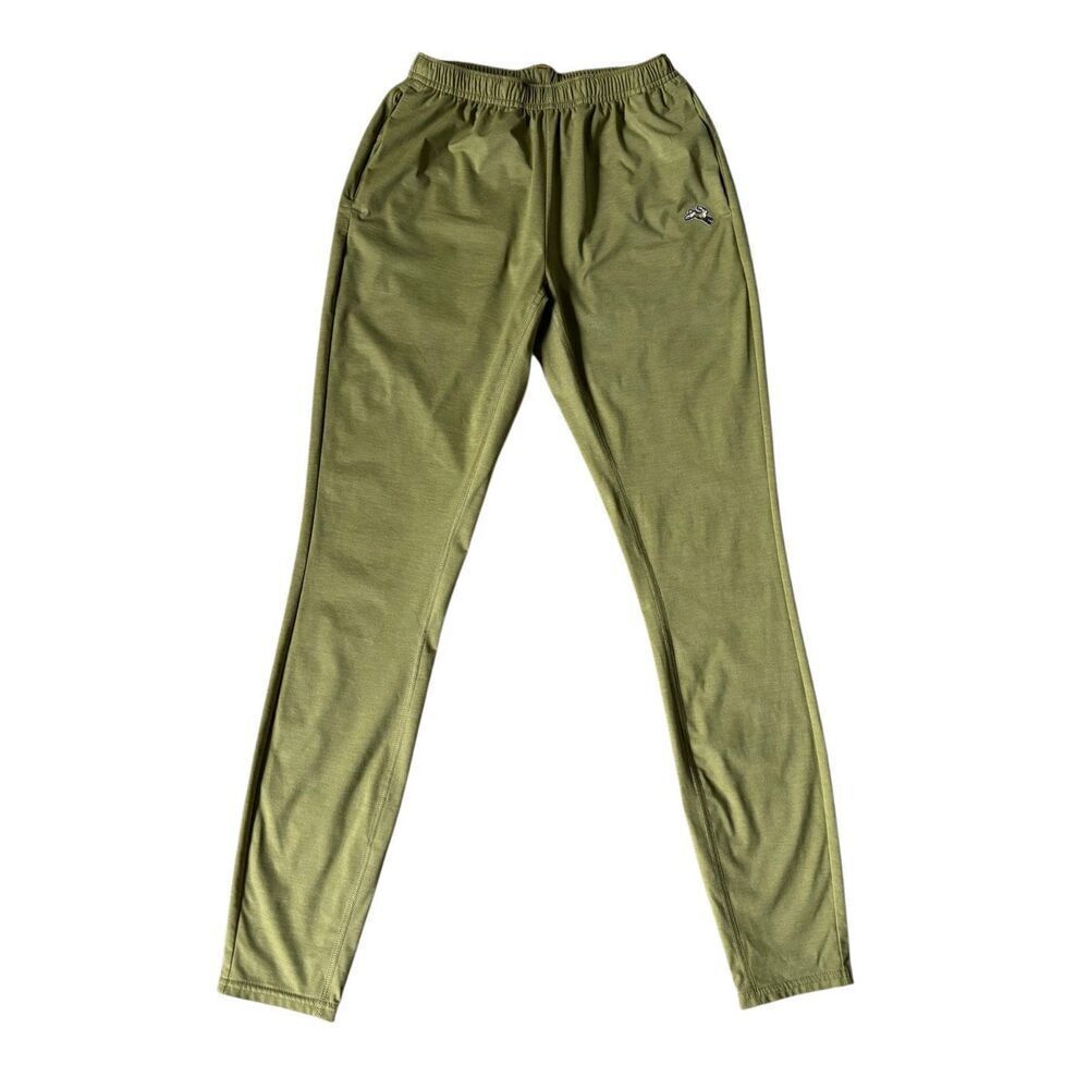 Tracksmith Women’s Session Pants size XS Yellow Green Athletic Running